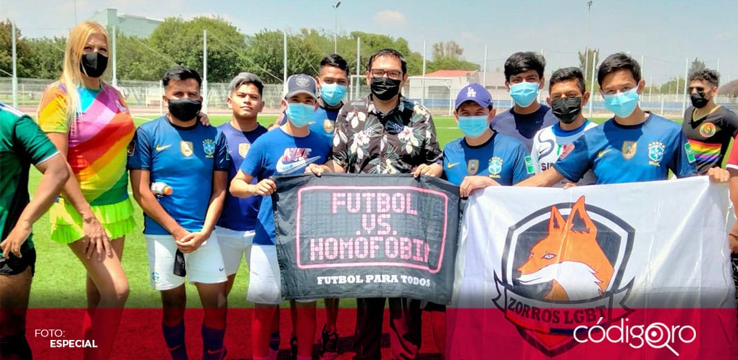 Luchan contra la homofobia a través del futbol en Querétaro