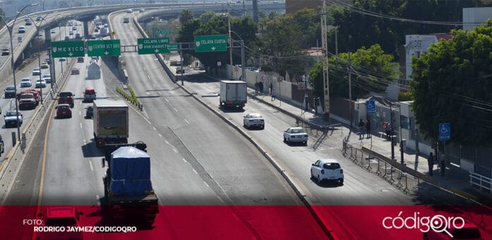 El Gobierno del Estado de Querétaro anunció el inicio de obras en avenida 5 de Febrero. Foto: Rodrigo Jaymez