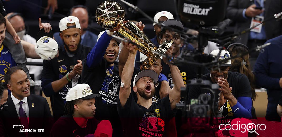 Juan Toscano y los Warriors, campeones de la NBA