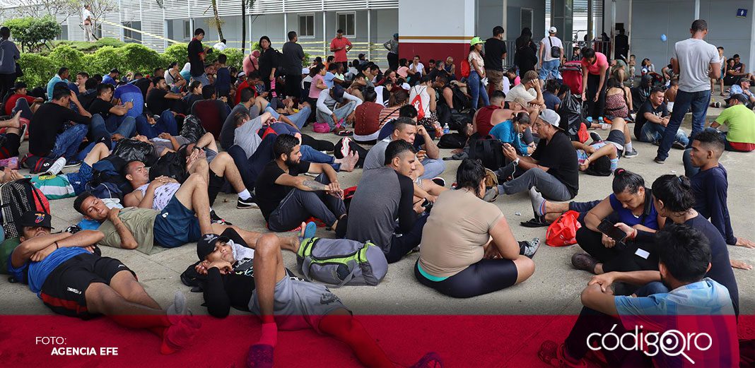 Caravana de migrantes se disuelve en Huixtla, Chiapas