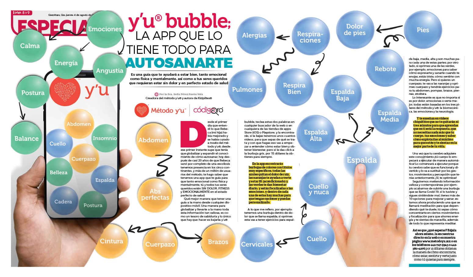 y’u bubble; la app que lo tiene todo para autosanarte