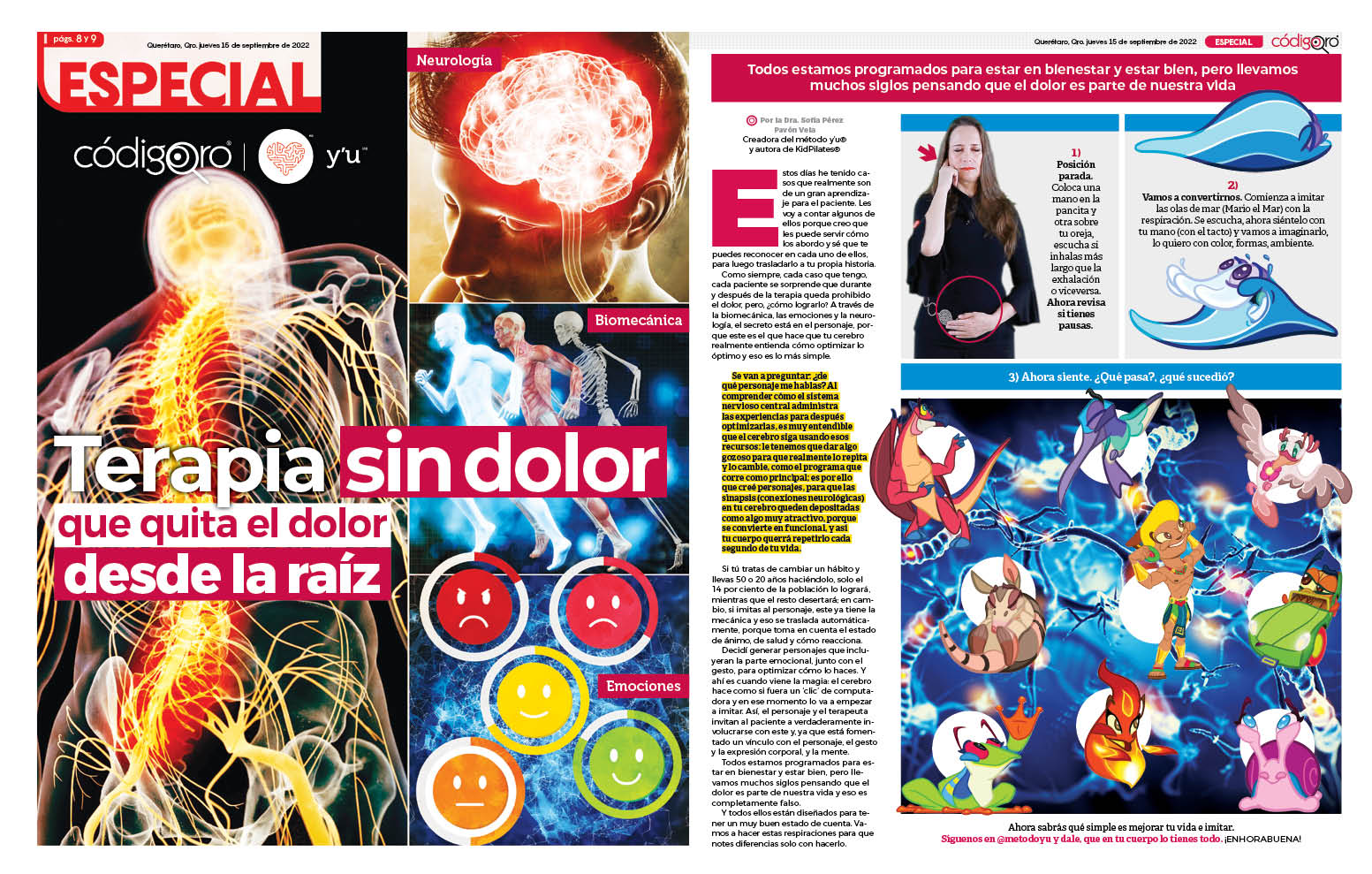 Terapia sin dolor que quita el dolor desde la raíz