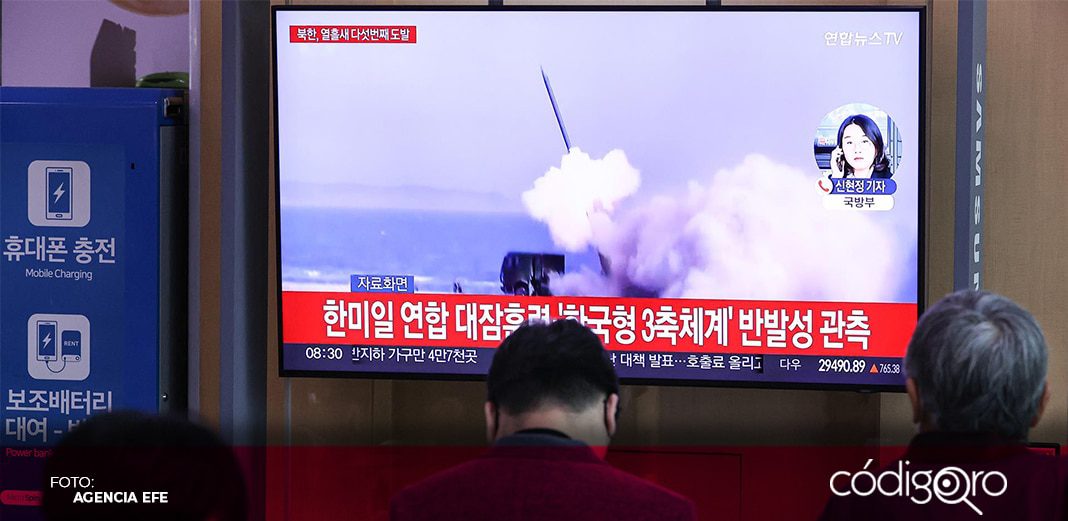Corea del Norte dispara más misiles balísticos
