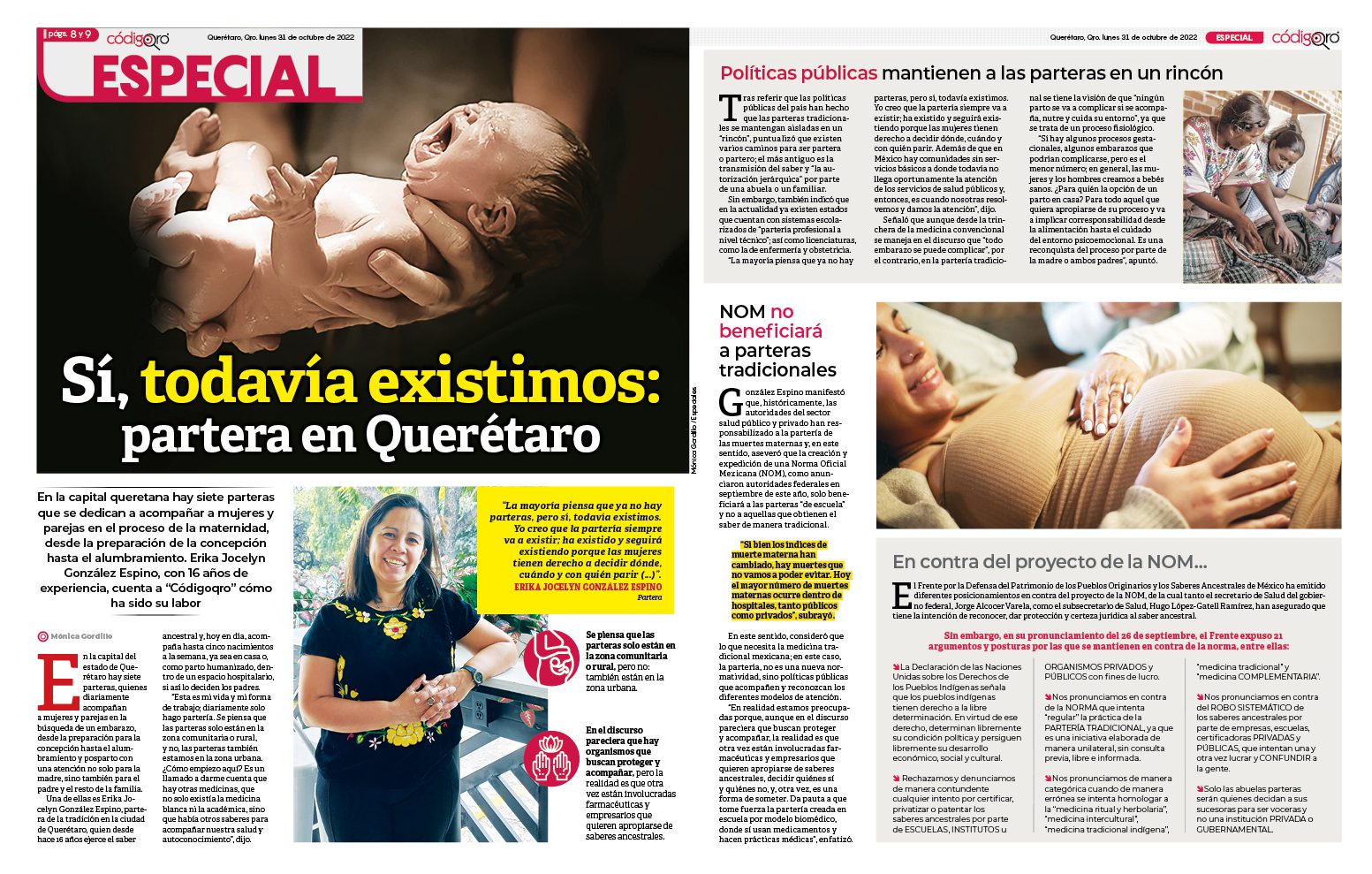 Sí, todavía existimos: partera en Querétaro