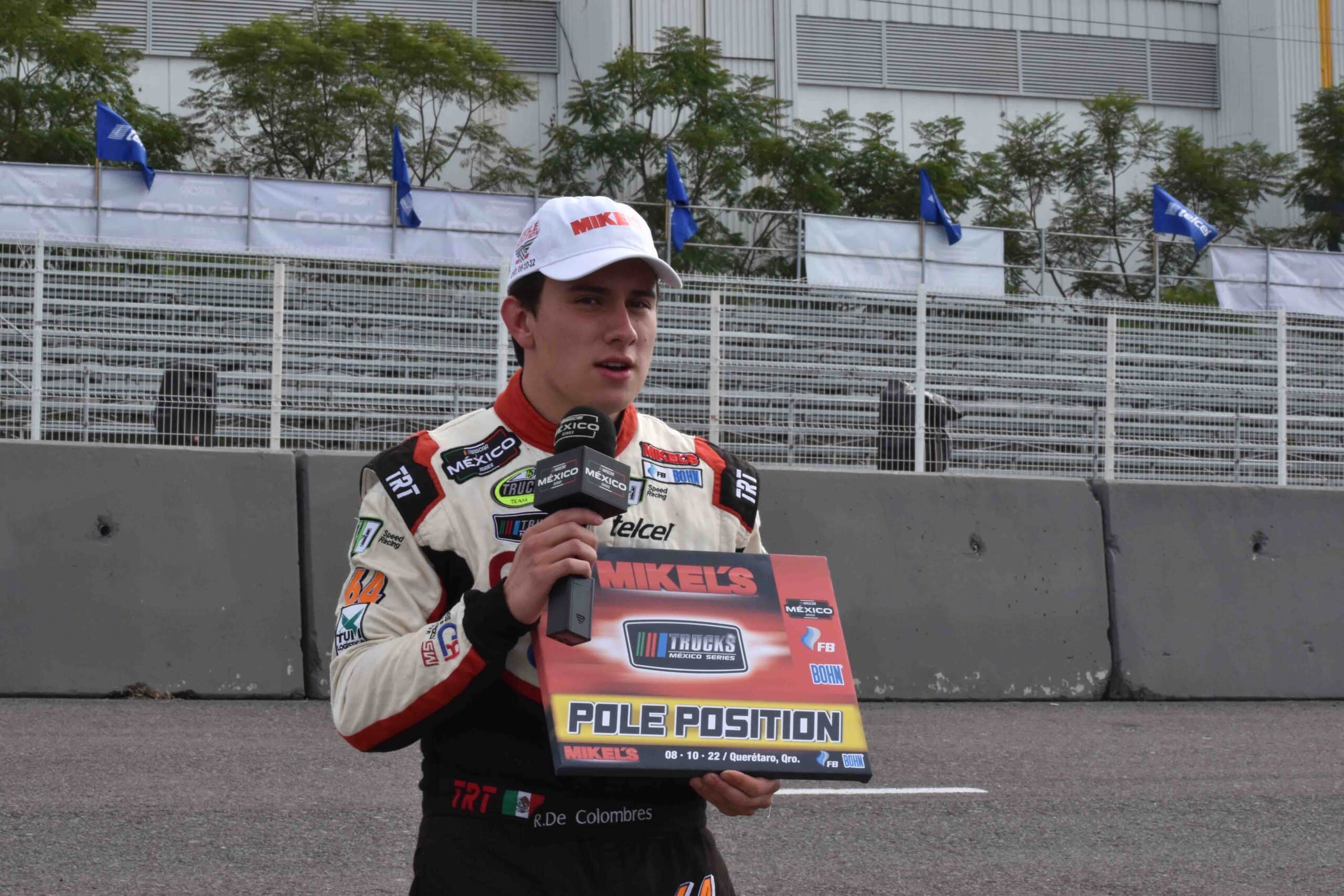 Rodrigo de Colombres arrancará desde la pole position en el Autódromo del Eco Centro Expositor. Foto: Irma Caballero