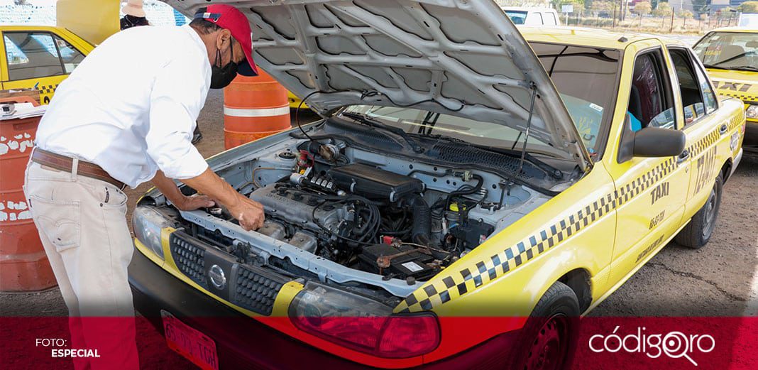 Taxistas recibirán descuento de 90% en refrendo