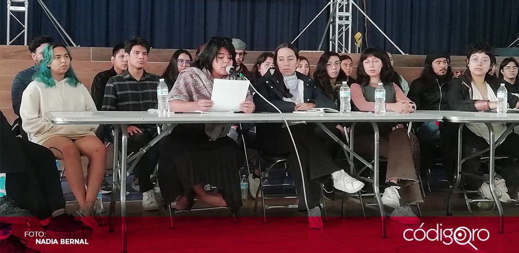 Renuncia de funcionarios de la UAQ es voto de confianza, no condicionamiento: estudiantes