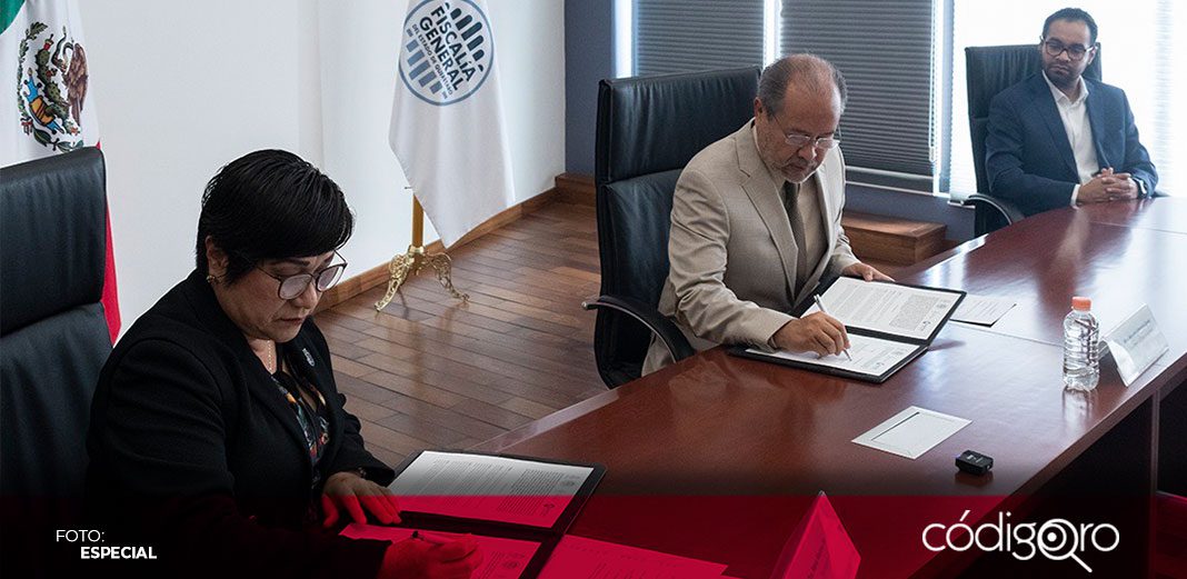 Secretaría de Salud firma convenio con Fiscalía General