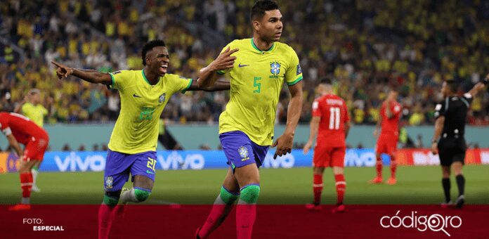 Un remate espectacular de Carlos Henrique Casemiro le dio a Brasil su pase a octavos de final en Qatar 2022