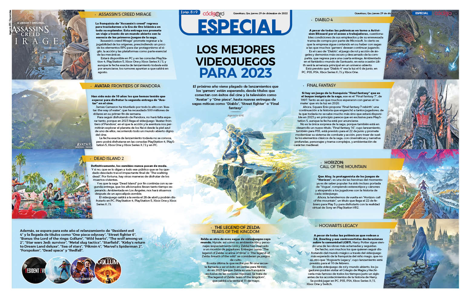 Los mejores videojuegos para 2023