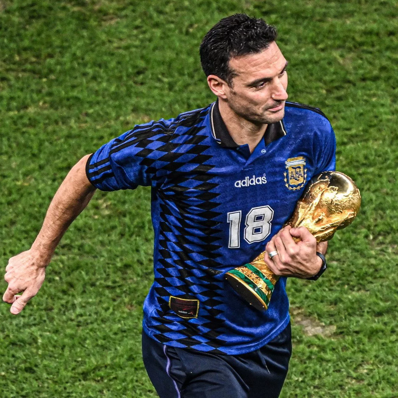 Lionel Scaloni fue campeón del mundo sub 20 en Malasia