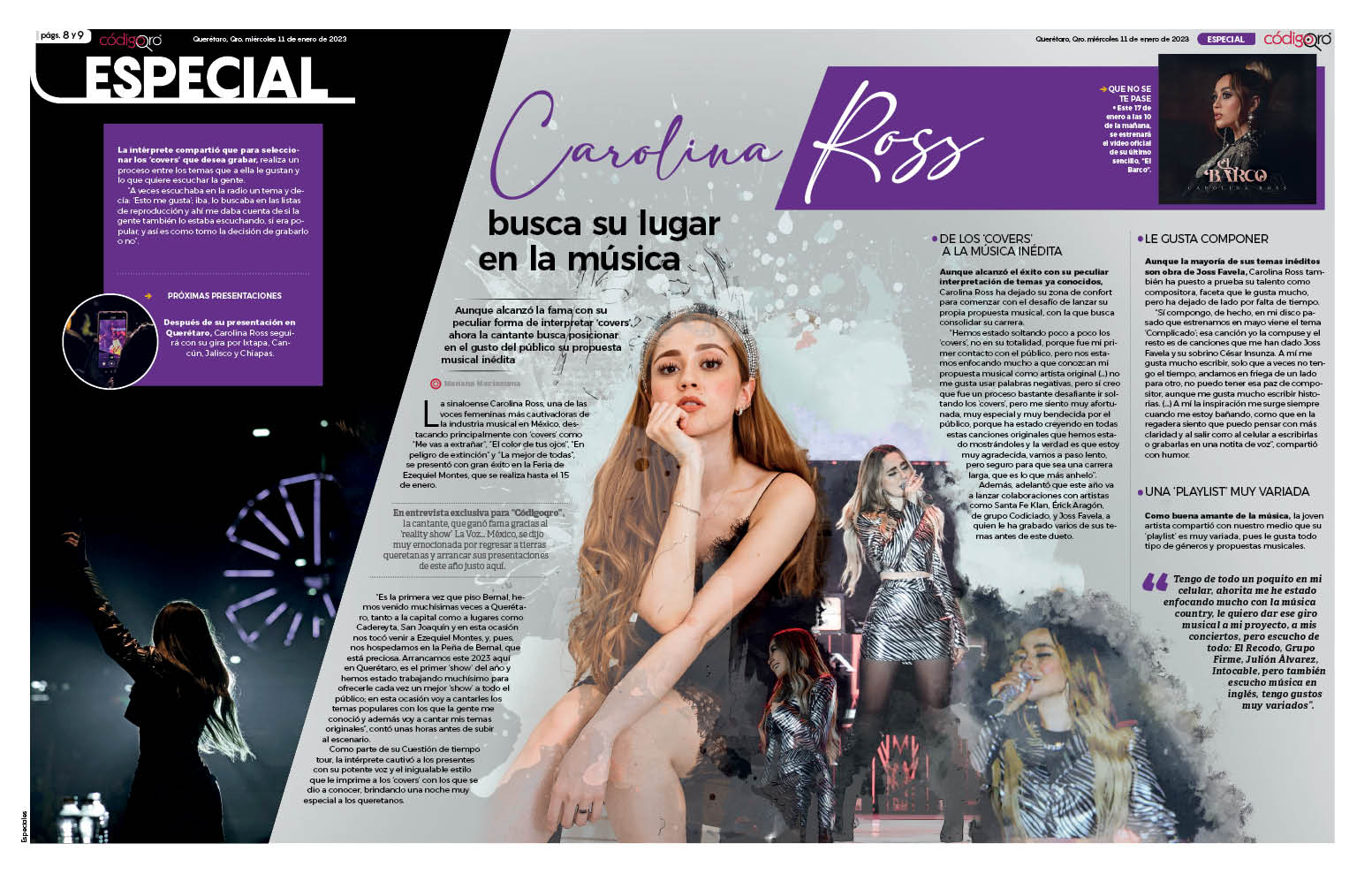 Carolina Ross busca su lugar en la música