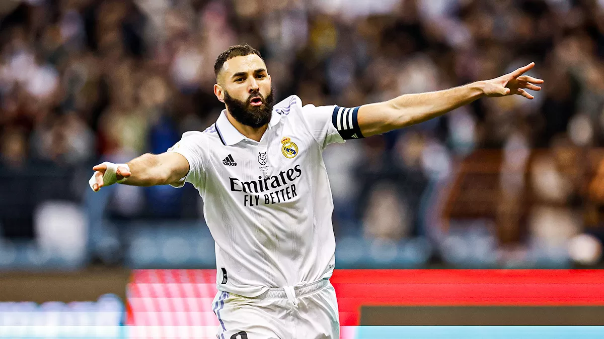 Benzema abrió el marcador