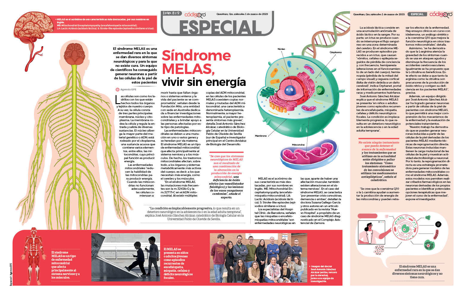 Síndrome MELAS, vivir sin energía