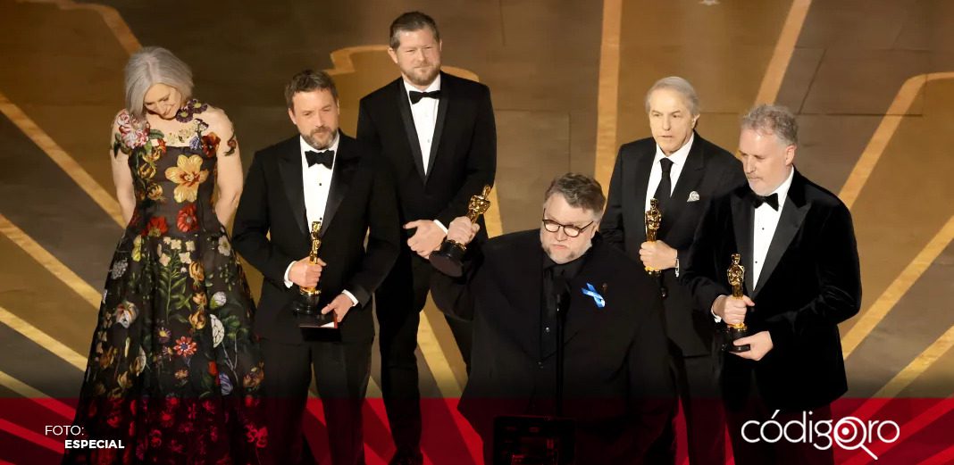 Guillermo del Toro y el resto de ganadores de los Oscar