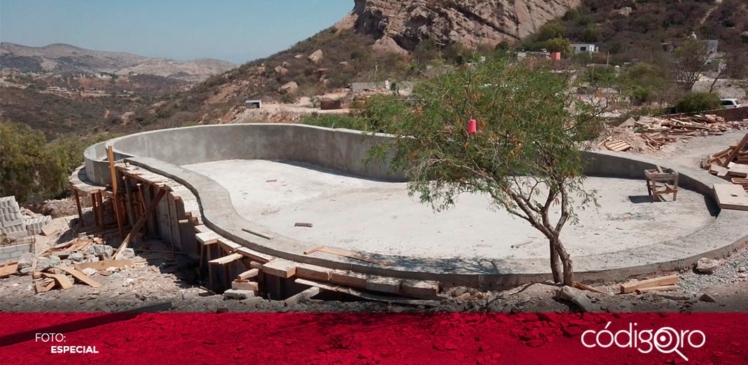 Clausuran obra en área natural protegida Peña de Bernal