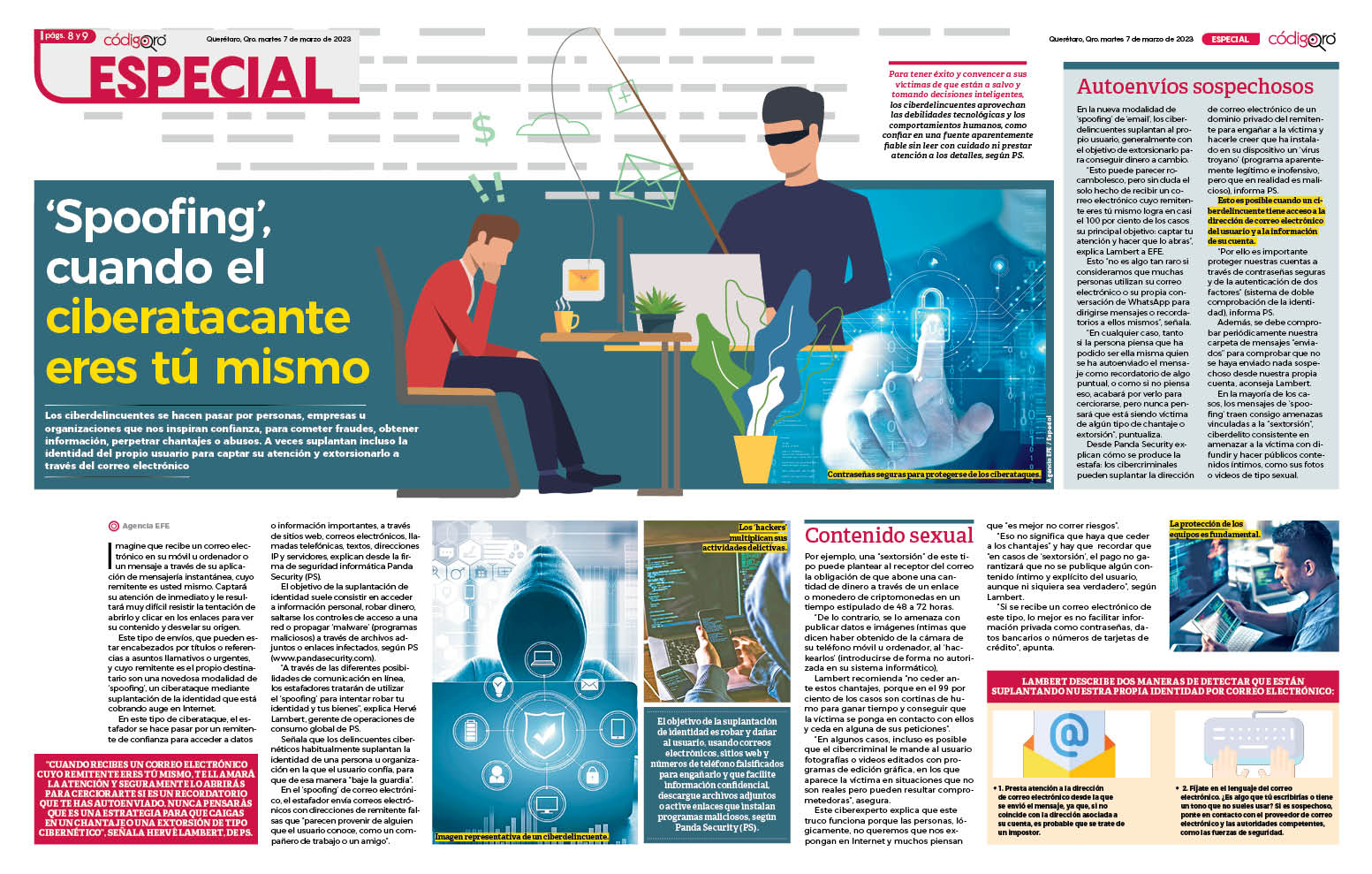 ‘Spoofing’, cuando el ciberatacante eres tú mismo