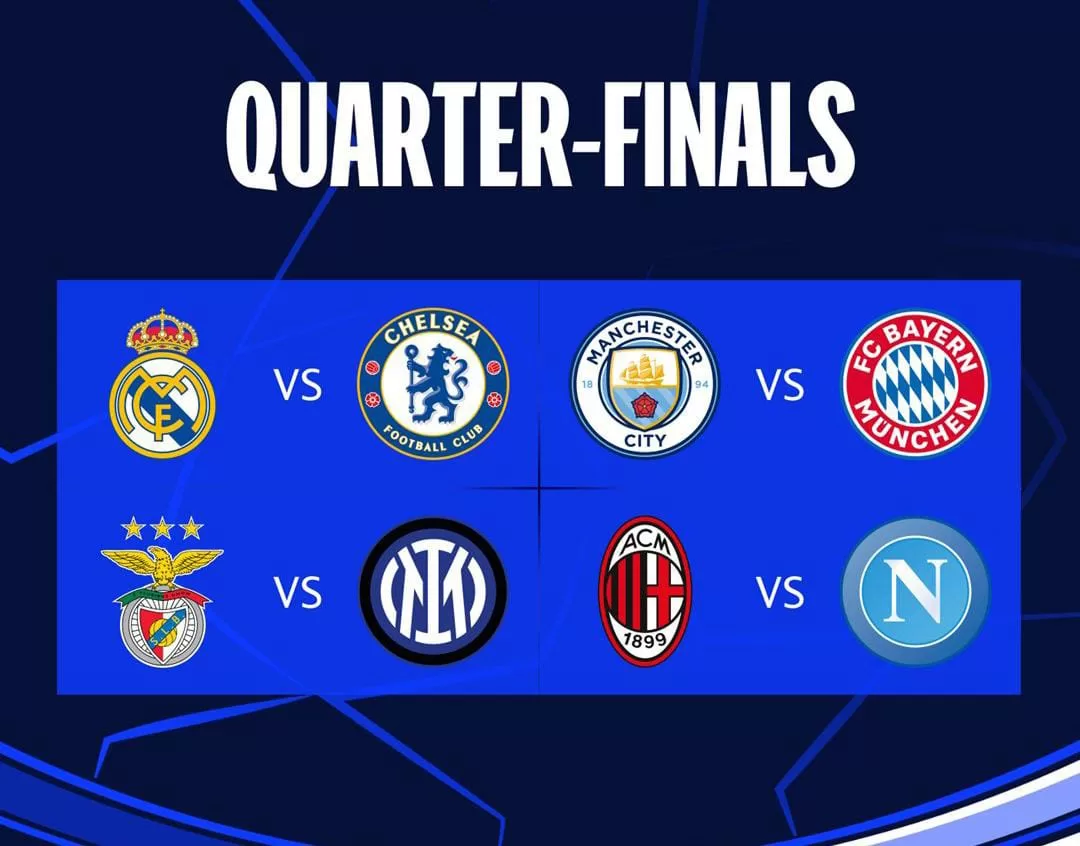 Destacan la revancha entre Real Madrid vs Chelsea y el duelo entre favoritos Manchester City vs Bayern Múnich