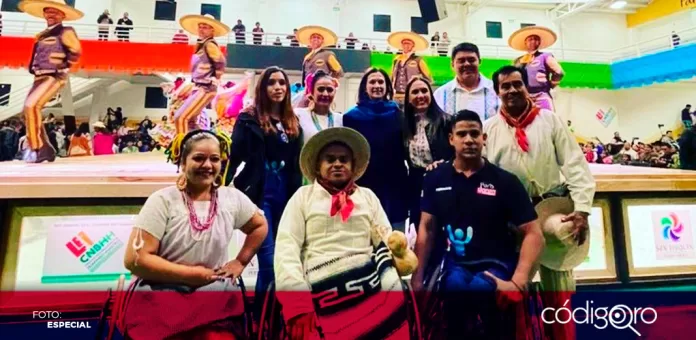 La secretaria de Cultura, Marcela Herbert Pesquera, inauguró la edición 52 del Concurso Nacional de Baile de Huapango Huasteco de San Joaquín