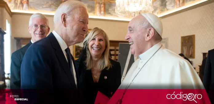 Biden señaló que el papa Francisco es una de las personas 