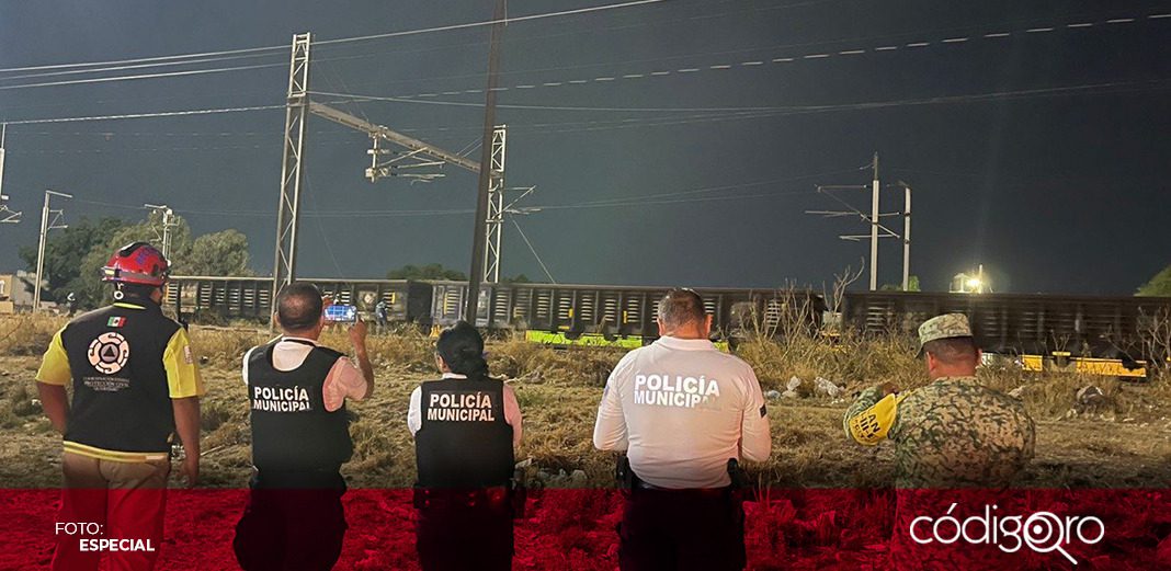 Controlan incendio en vagón de tren en Santa María Magdalena