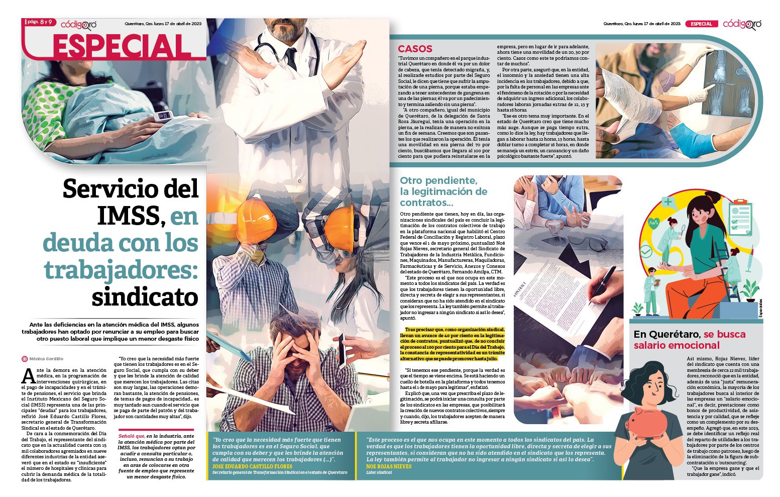 Servicio del IMSS, en deuda con los trabajadores: sindicato