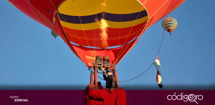 Piden extremar precauciones al volar en globo aerostático en Tequisquiapan. Foto: Especial