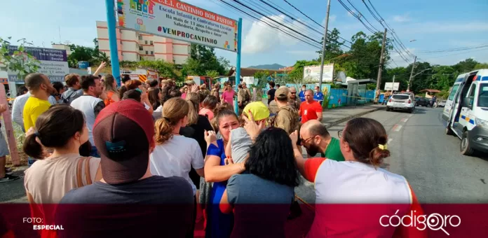 Brasil vivió una nueva tragedia escolar, la segunda en díez días; un hombre atacó una guardería y dejó como saldo 4 menores fallecidos