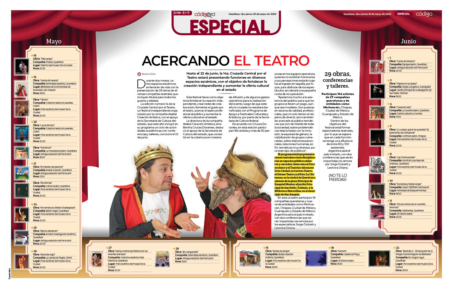 Acercando el teatro