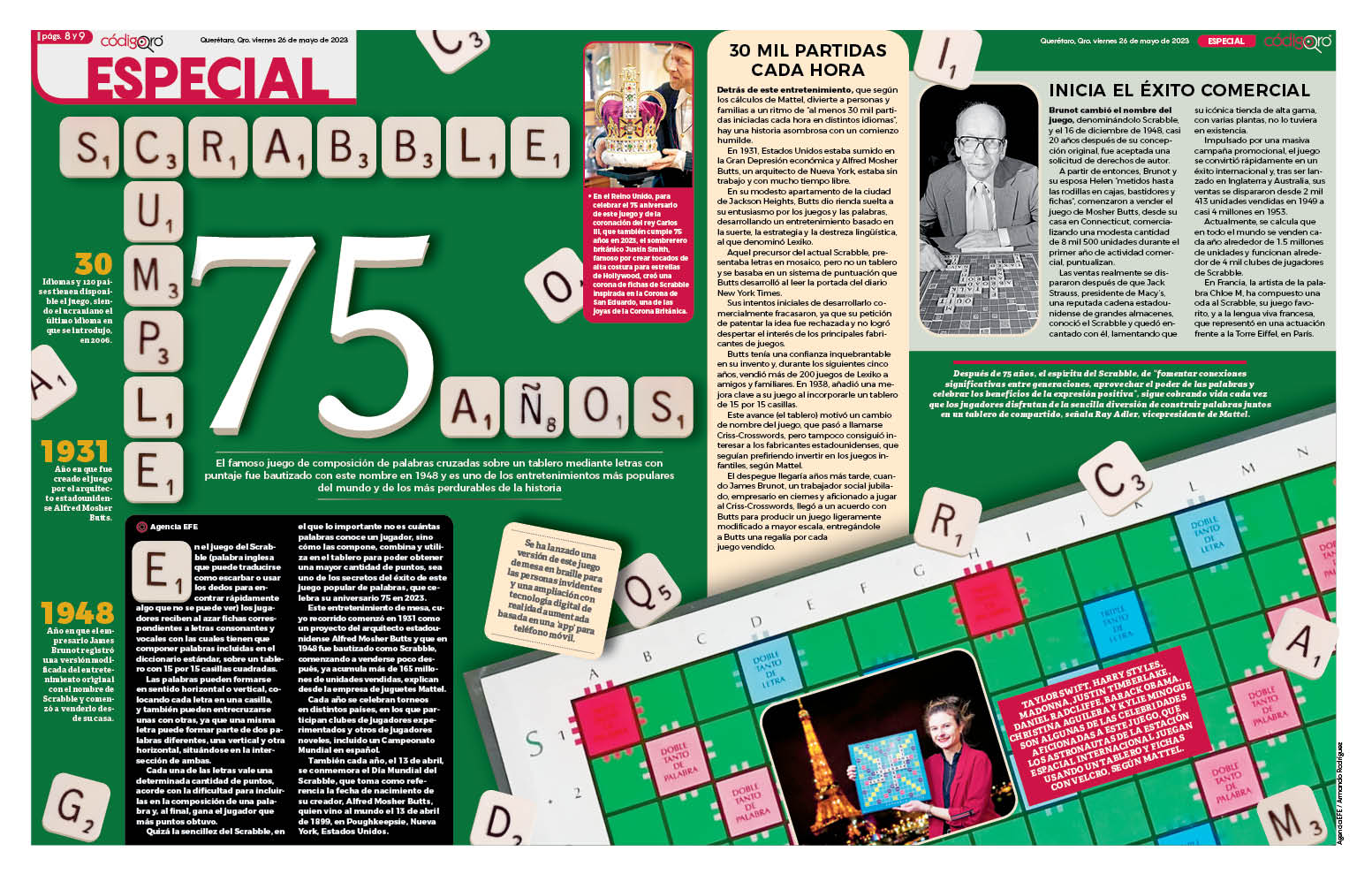 Scrabble cumple 75 años
