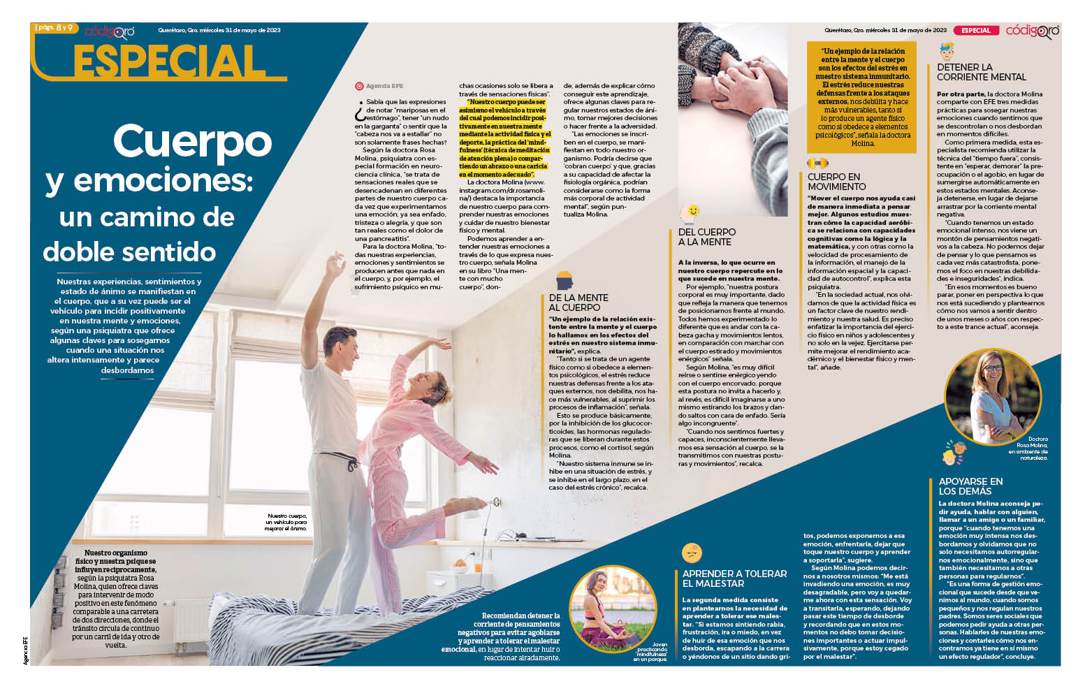 Cuerpo y emociones: un camino de doble sentido