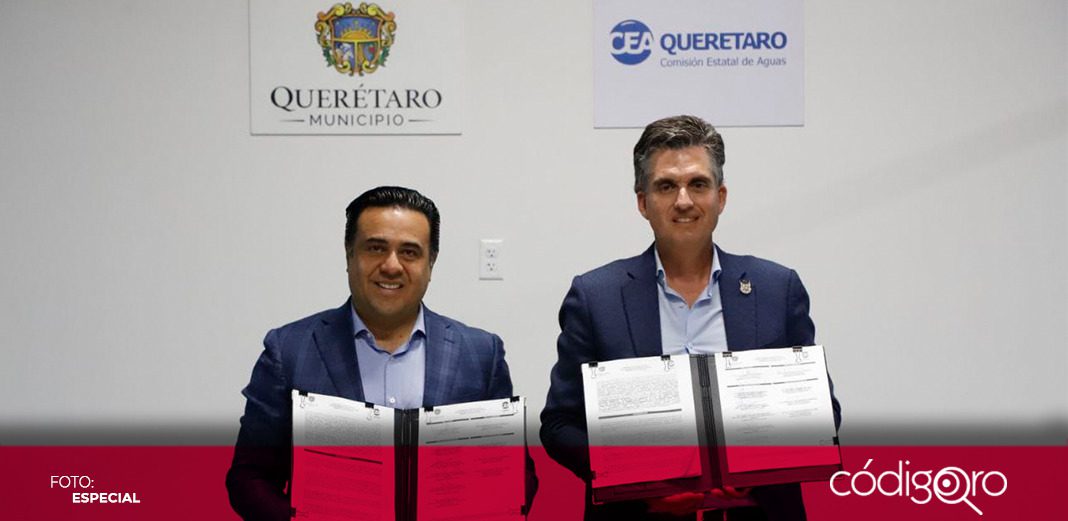 Municipio de Querétaro formaliza pago a la CEA