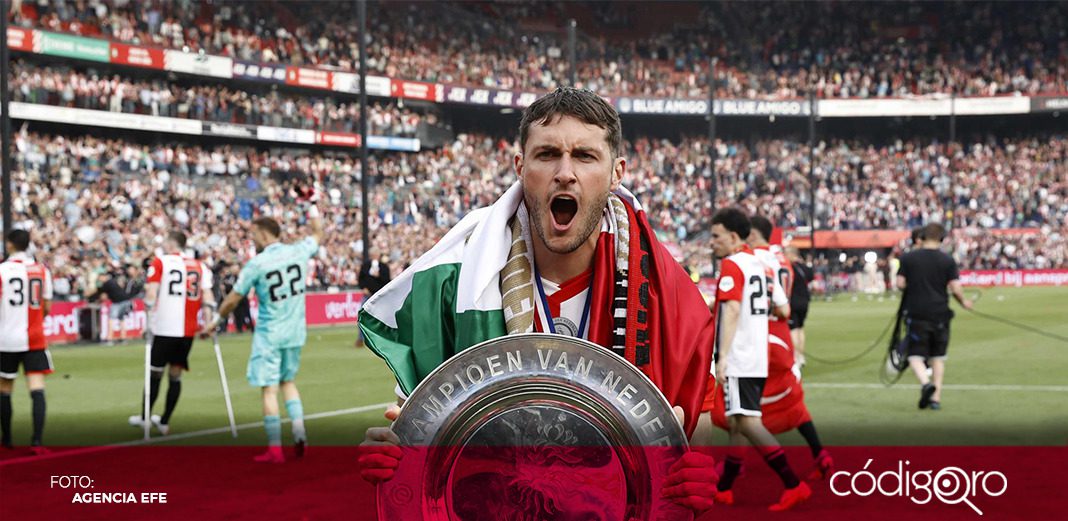 Santiago Giménez, campeón con el Feyenoord