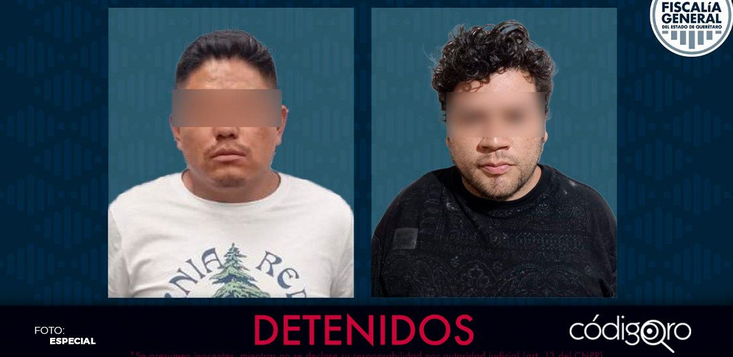 Dos personas detenidas por homicidio en colonia Amelia Solorzano