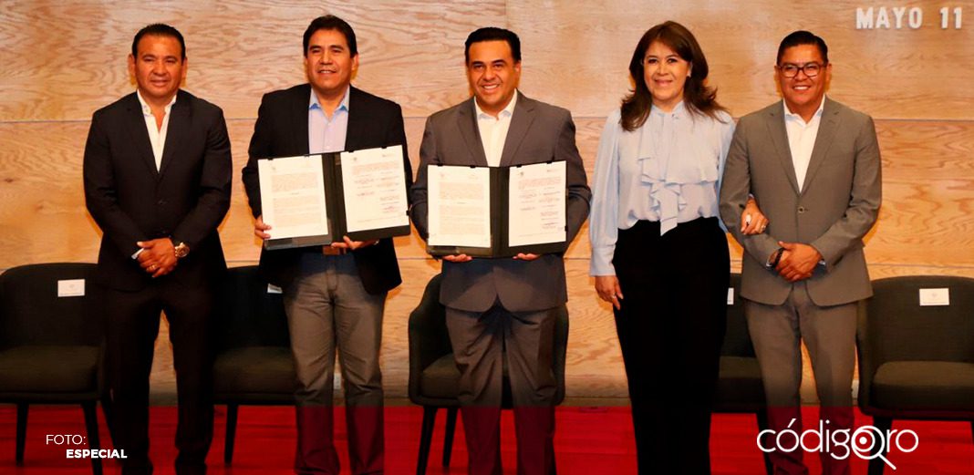 Firman convenio de colaboración el Municipio de Querétaro y la Sección 24 del SNTE