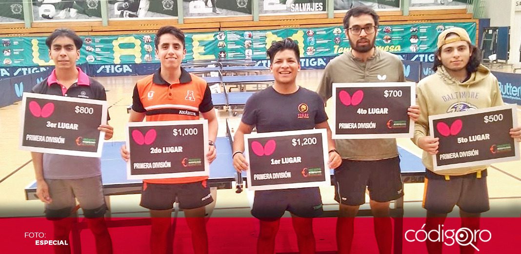 Destacan queretanos en tenis de mesa
