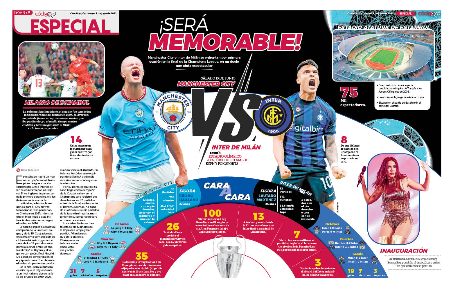 ¡Será memorable!