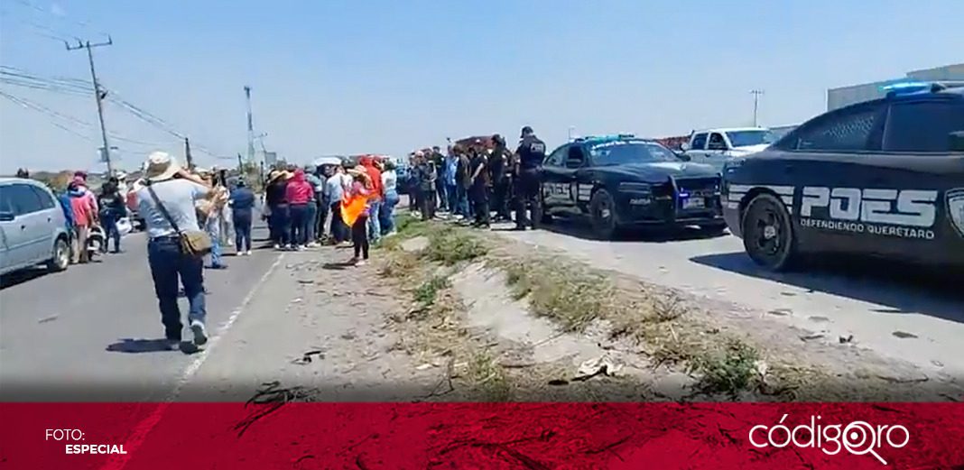 Gobierno Estatal retira bloqueo en carretera federal 57