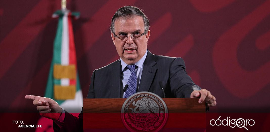 Marcelo Ebrard anuncia su renuncia a la SRE