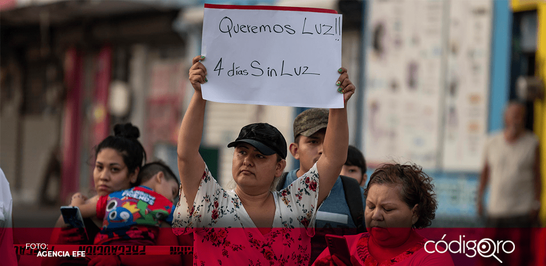 Protestas por apagones y altas temperaturas en Nuevo León