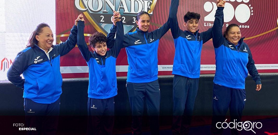 Cinco medallas para Querétaro en gimnasia artística