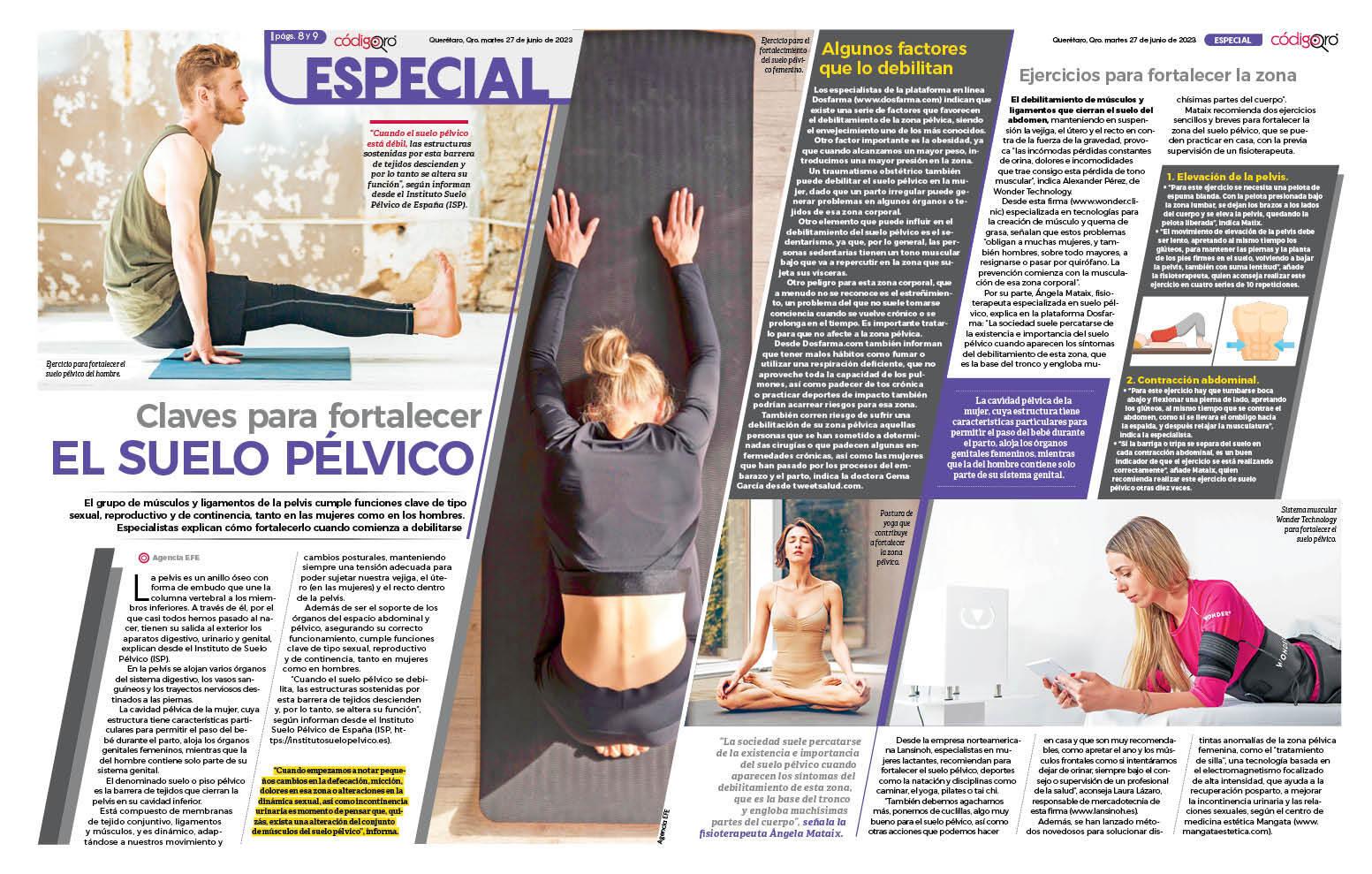 Claves para fortalecer el suelo pélvico