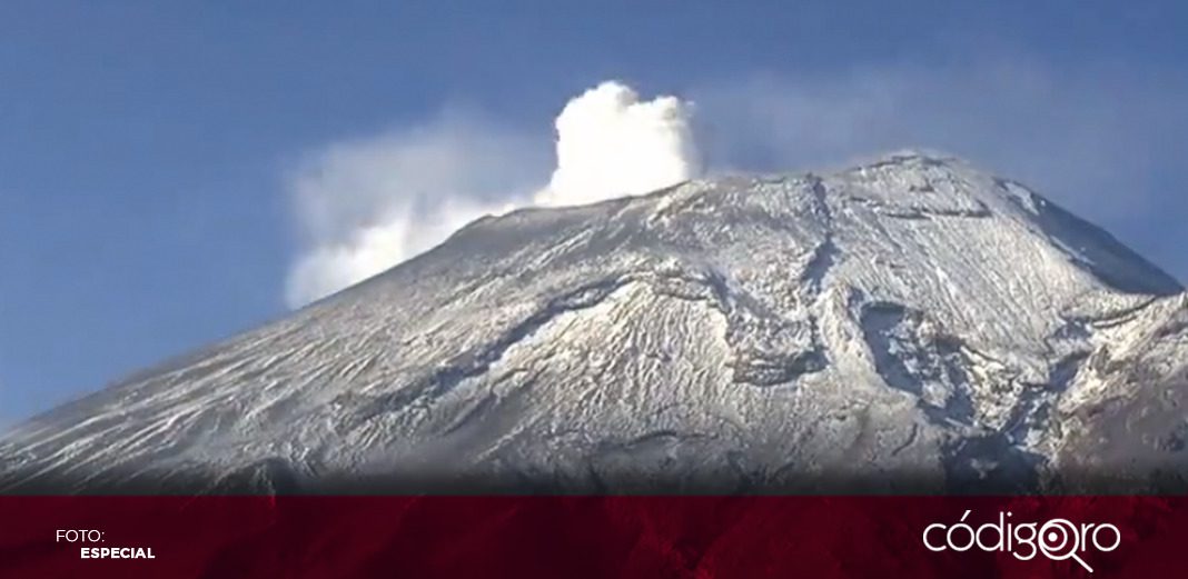 El Popocatépetl disminuye su actividad; regresa a amarillo fase 2