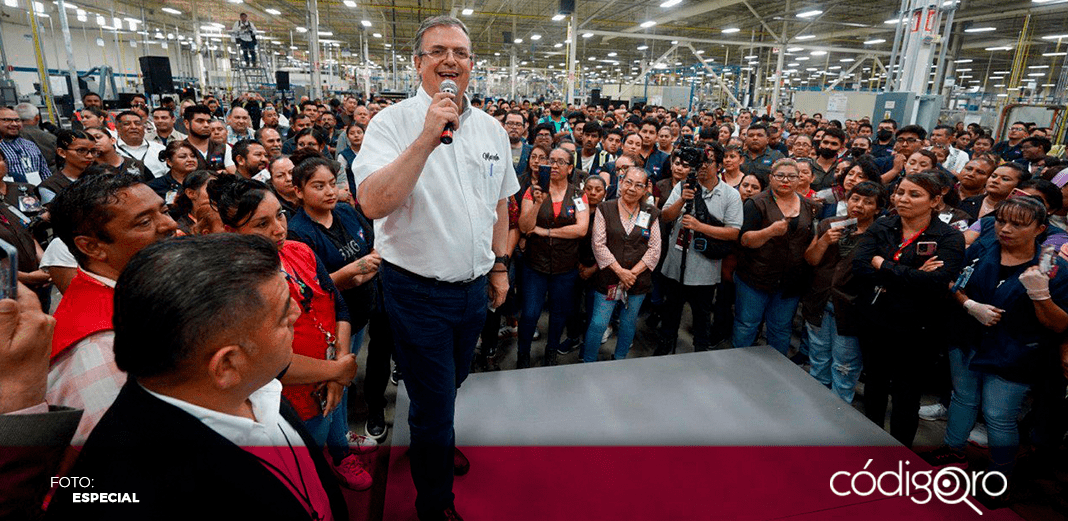 Ebrard deja en segundo plano tema migratorio en su visita a Tijuana