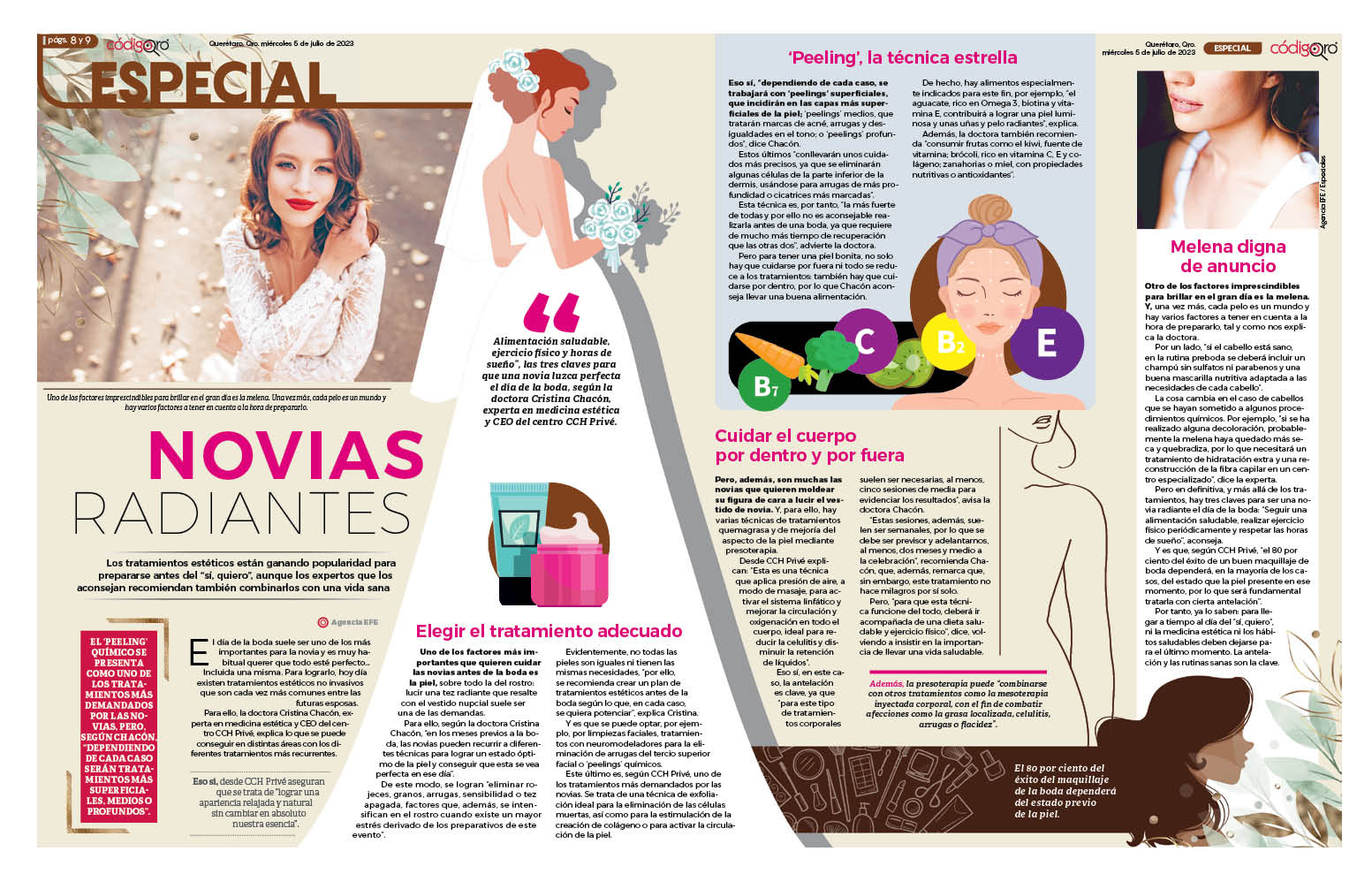 Novias radiantes