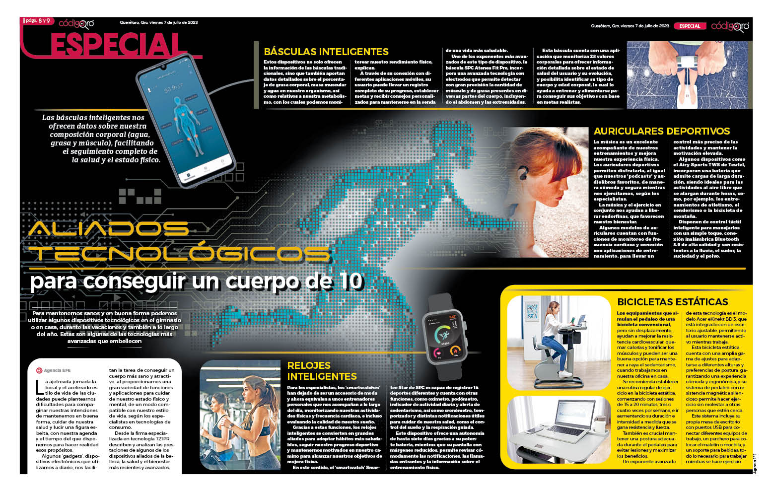 Aliados tecnológicos para conseguir un cuerpo de 10