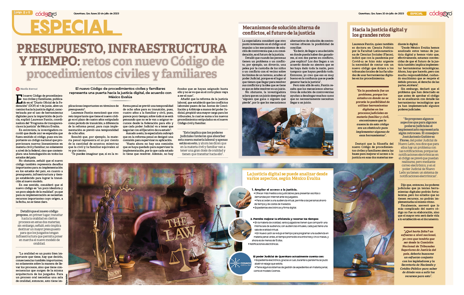 Presupuesto, infraestructura y tiempo: retos con nuevo Código de procedimientos civiles y familiares