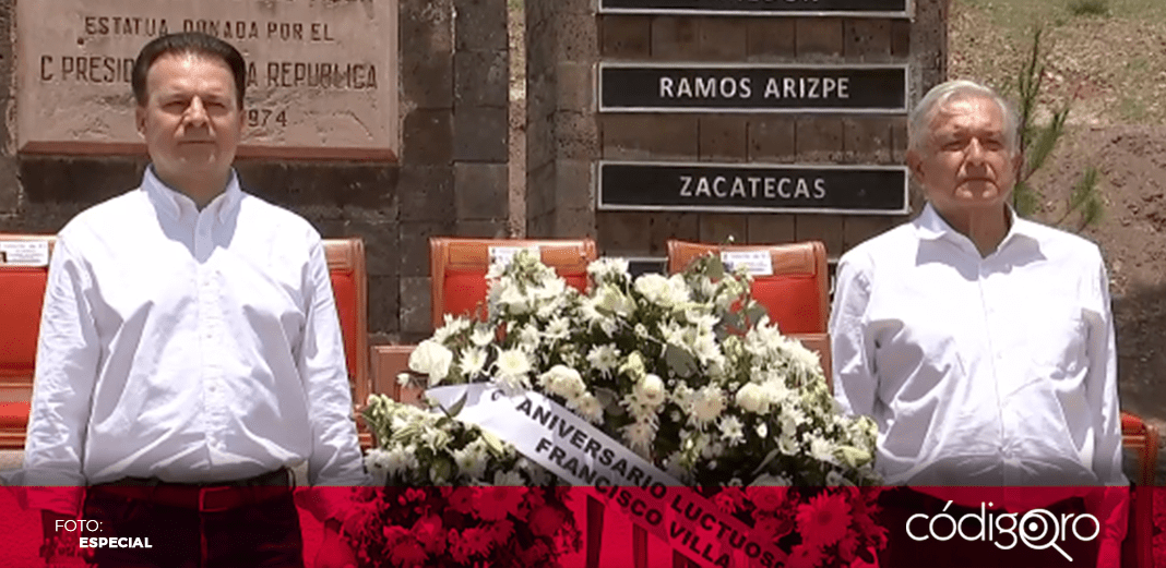 AMLO conmemora aniversario 100 de la muerte de Francisco Villa