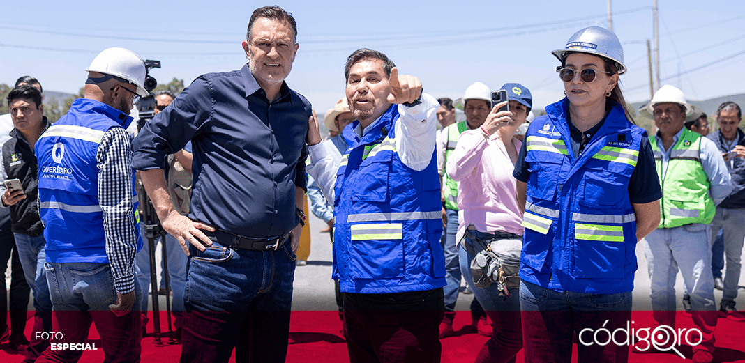Gobernador supervisa modernización de carretera Querétaro-Chichimequillas