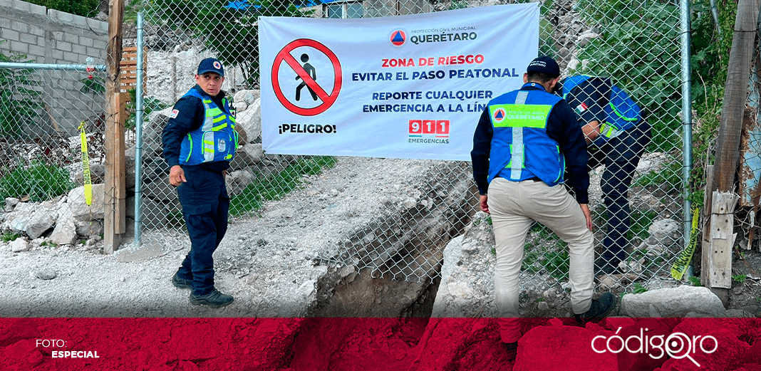 Ante riesgo por lluvias, notifican a 99 personas sobre evacuación